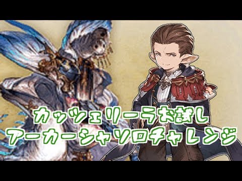 カッツェ入り風パでアーカーシャソロチャレンジ グラブル Youtube