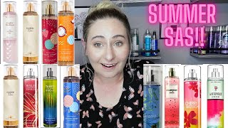 BATH & BODY WORKS BODY CARE SUMMER SAS 2024 SNEAK PEEKS!! All returning scents! 🍨🎉☁️🍉🥥🍓🍬🌺