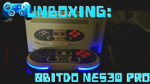 Unboxing the NES30 Pro Controller by 8Bitdo!