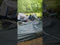 Homeless encampment clean up. #mooresvillenc