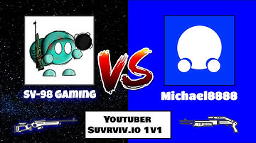 Surviv.io Youtuber 1v1| SV-98 vs Michael8888