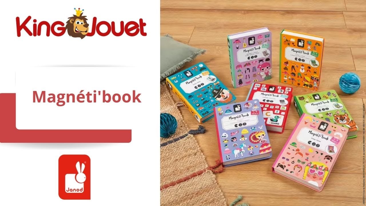 Magnéti'book - Les 4 saisons Janod : King Jouet, Premiers apprentissages  Janod - Jeux et jouets éducatifs