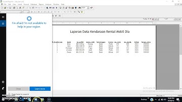 TUTORIAL MEMBUAT LAPORAN SEDERHANA DENGAN CRYSTAL REPORT DAN VB NET