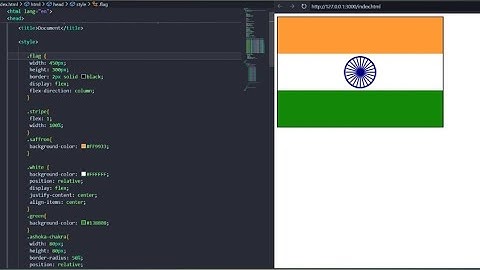 Create the Indian Flag with HTML & CSS: Step-by-Step Tutorial