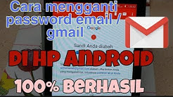cara mengganti password gmail di hp android - Durasi: 6.52. 