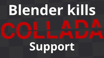 Blender ends COLLADA support with 5.0, what now?