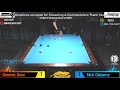 575 Fargo & Under Amateur Action 9-Ball Tournament Dominic Dunn vs Nick Osborne
