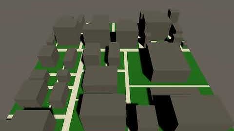 road network generation with simple buildings