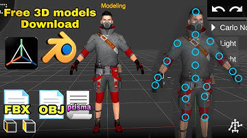 Carlo Not owned bon PUBG Mobile-3D MODEL PRISMA3D Blender FBX+OBJ+prisma FREE DOWNLOAD