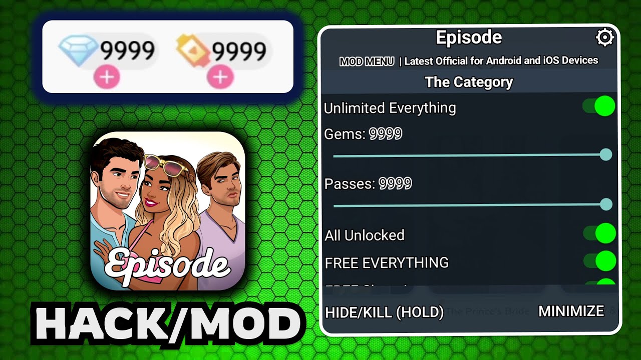 Episode Hack 2026 Unlimited Gems & Tickets with Episode Mod