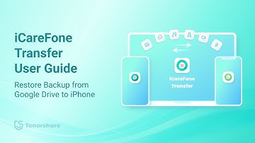 iCareFone WhatsApp Transfer - Restore WhatsApp Backup from Google Drive to iPhone