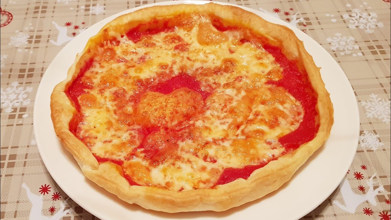 PIZZA DI PASTA SFOGLIA per una pizza fatta in 30 secondi SALVACENA