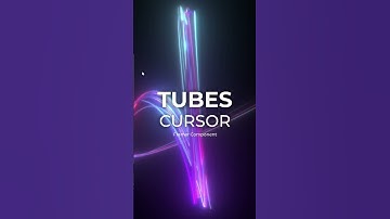 Create a Animated Tubes Cursor from code  #viral #coding #programming #python #shorts #shortvideo