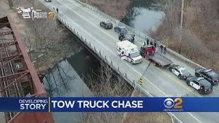 Stolen Flatbed Takes Cops On Multi-State Chase