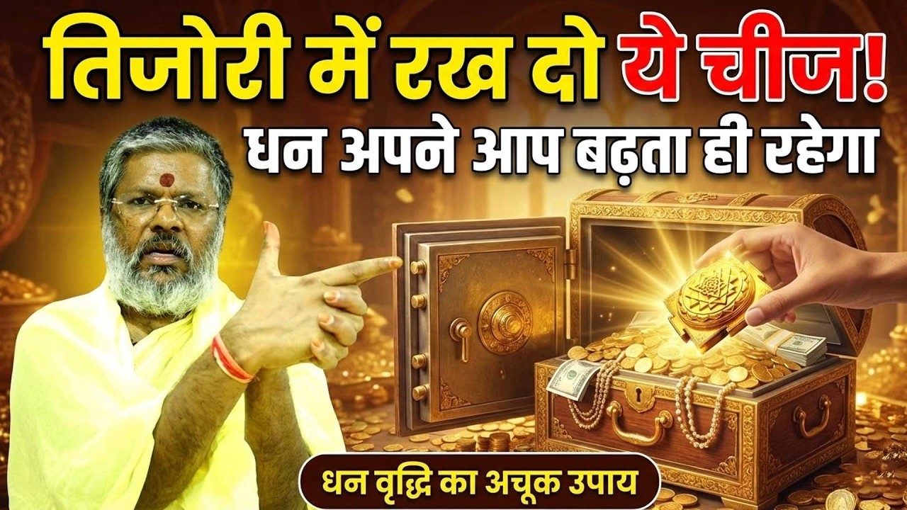 तिजोरी में रख दो ये चीज - धन अपने आप बढ़ता ही रहेगा Shri Vasant Vijayanand Giriji Maharaj
