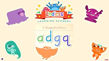 Endless Learning Academy | Practice Handwriting | C-Shaped Letters | Lowercase Alphabet
