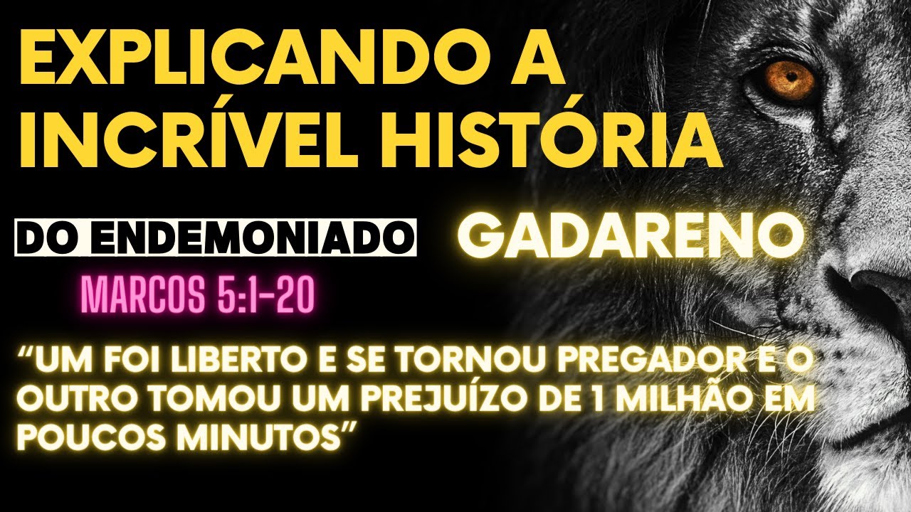 Marcos 5 Estudo Endemoniado Gadareno - RETOEDU