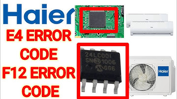 Haier Dc Inverter Ac E4 F12 Error Code With Full explanation.