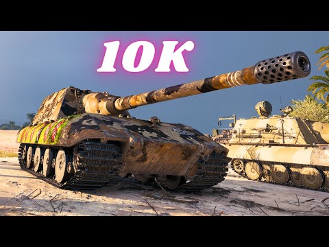 Видео: Jagdpanzer E 100 - 10K Damage World of Tanks Replays