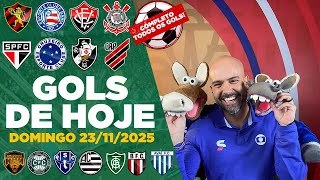 ⚽️ TODOS OS GOLS DESTE DOMINGO 23/11/2025 BRASILEIRÃO A e B, GOLS DE HOJE, (GOLS DO FANTASTICO)