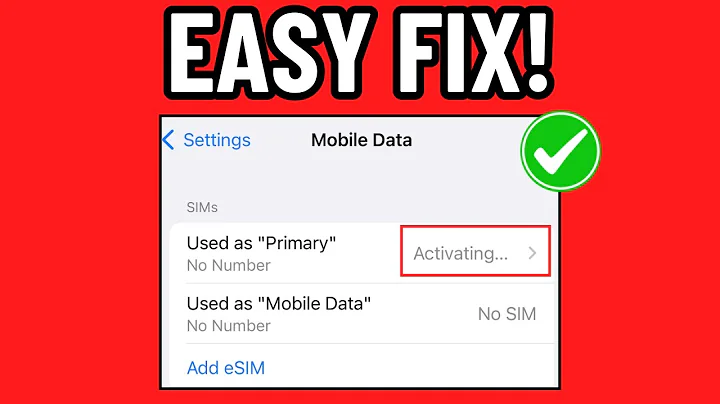 HOW TO FIX ESIM SHOWING ACTIVATING ON IPHONE (HOW TO TROUBLESHOOT ESIM SHOWS ACTIVATING ON IPHONE)