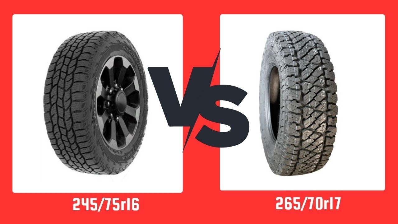 Tire Size 245/75r16 vs 265/70r17 - YouTube