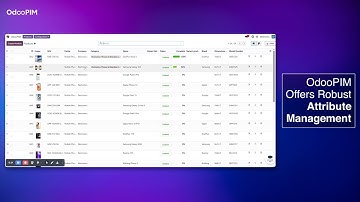 OdooPIM Attribute Management