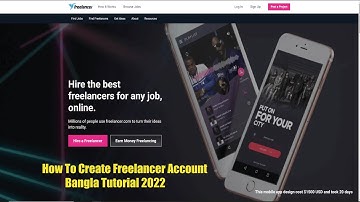 How To Create Freelancer Account Bangla Tutorial 2022 Create Freelancer Account Step By Step Part1