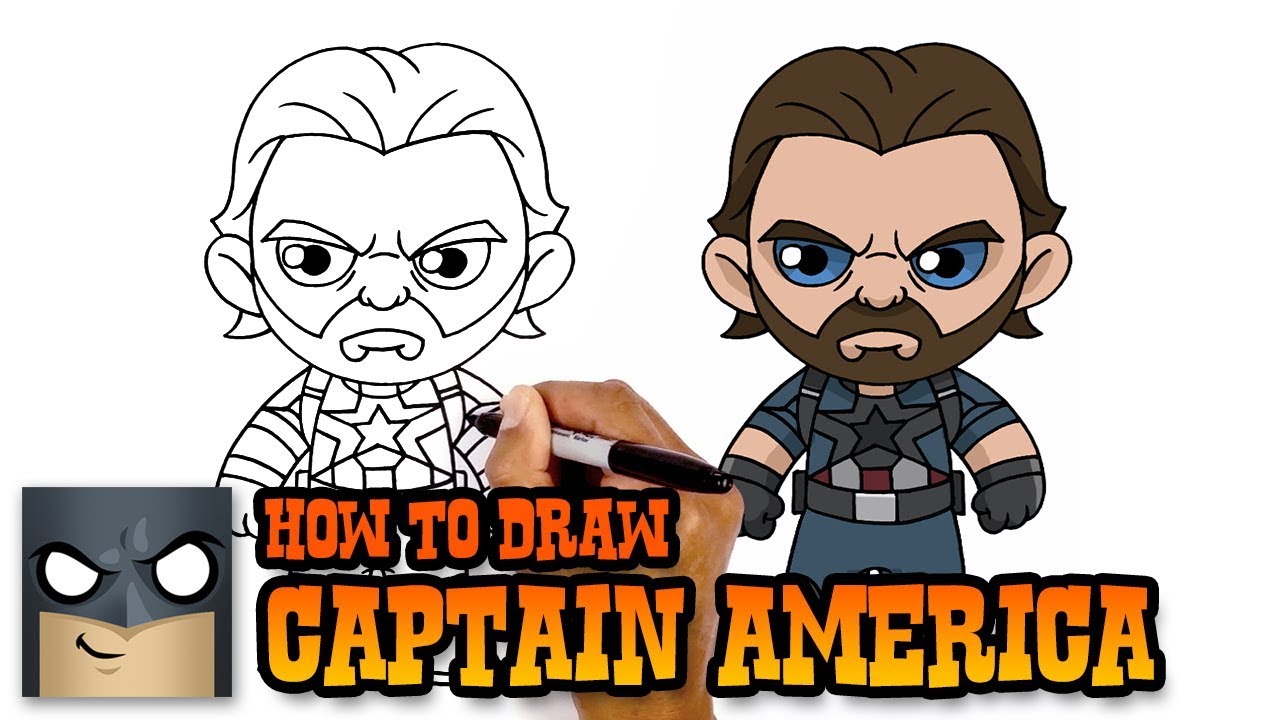 How to Draw Captain America The Avengers Infinity War