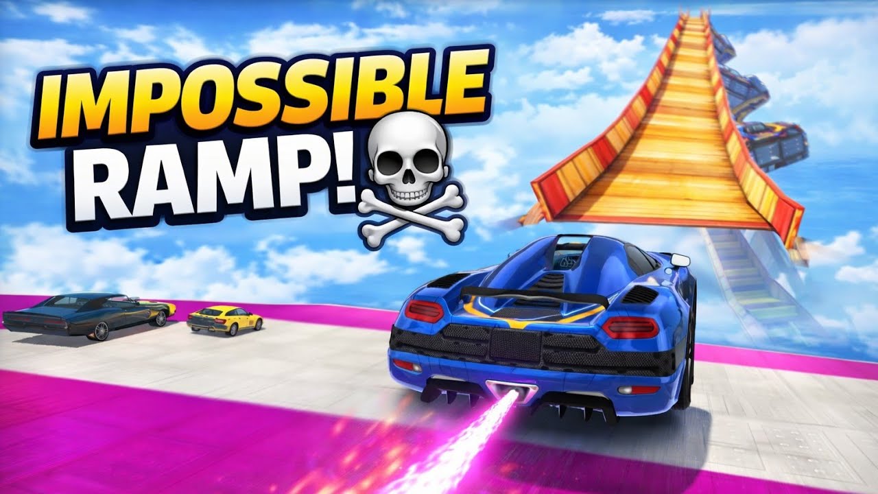 Impossible Crazy Cars Mega Ramp Car Stunts Racing Driver Master Simulator Games Android Gameplay P35