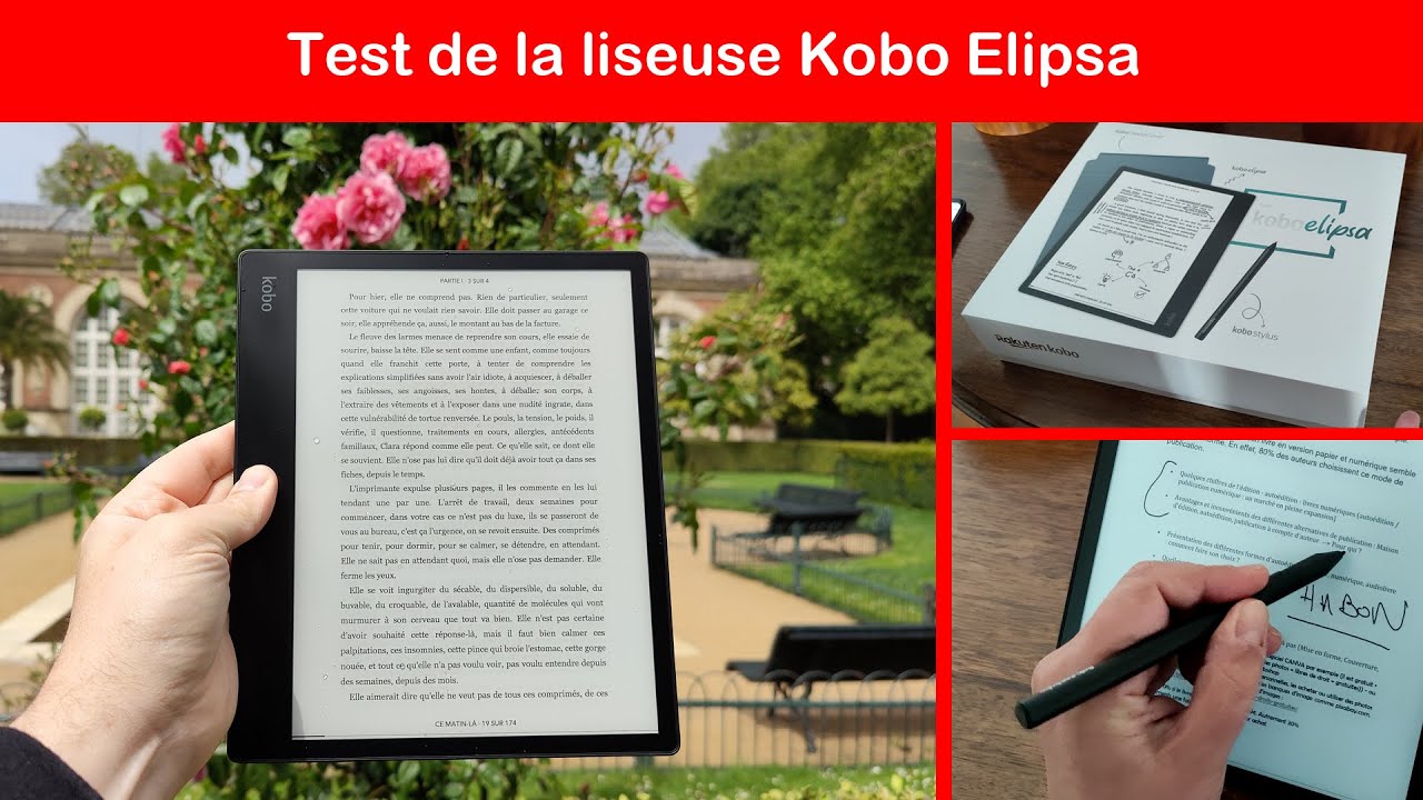 Testé, Elipsa de Kobo, la liseuse qui se veut aussi grosse qu'une tablette