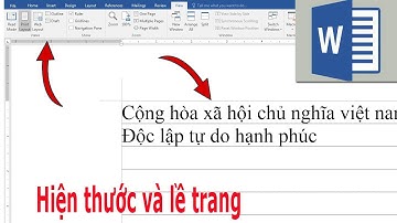 Tri Thức 4.0 | Hiện Thước kẻ (ruler) và Lề Trang Giấy Trong Word 2010, 2013, 2016, 2019