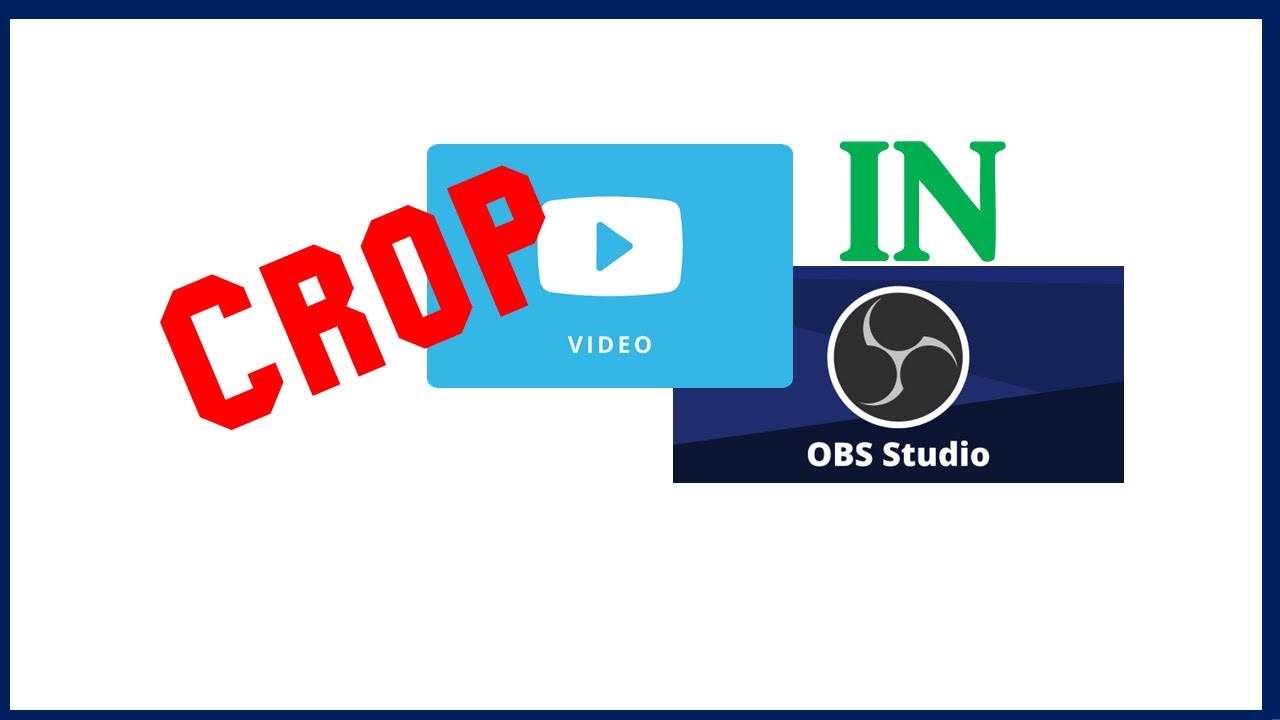 Cropping video capture in OBS