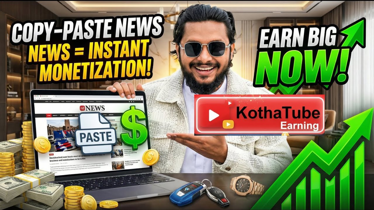 Kothatube Article Writing Guide | কপি পেস্ট করে নিউজ পোস্ট করার নিয়ম | New Monetization Method 2026