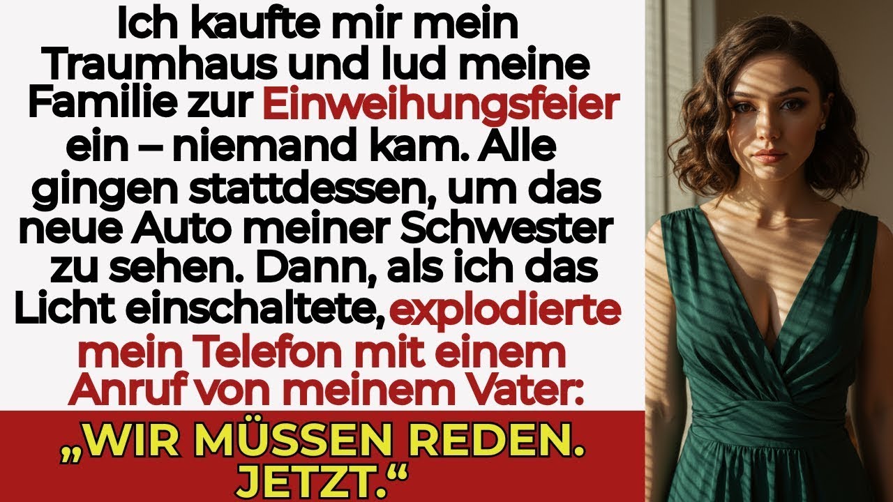 Meine Familie schwänzte meine Hauseinweihung wegen dem Auto meiner Schwester – was danach geschah
