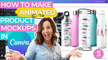 How to Make Product Mockups in Canva Animated..for FREE!!