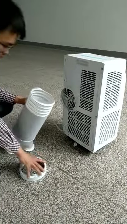 air conditioner the installation of the exhaust hose
