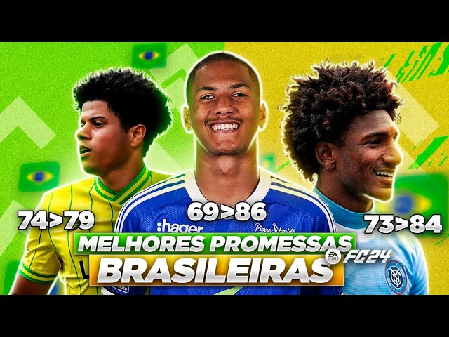 AS MELHORES PROMESSAS BRASILEIRAS DO EA SPORTS FC 24 ( FIFA 24) 🔥 