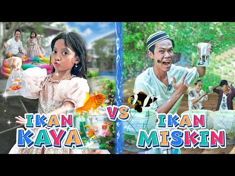 LEIKA KAYA VS TOMPEL MISKIN BORONG IKAN WARNA WARNI 😍 DRAMA PARODI LEIKA VS TOMPEL PELIHARA HEWAN