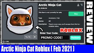 Arctic Ninja Cat Roblox Feb 2021 A Avtar In Game - roblox ninja way