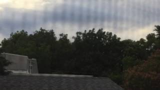 Mostly Cloudy and Breezy SSW Winds 7:18pm June 7, 2017
