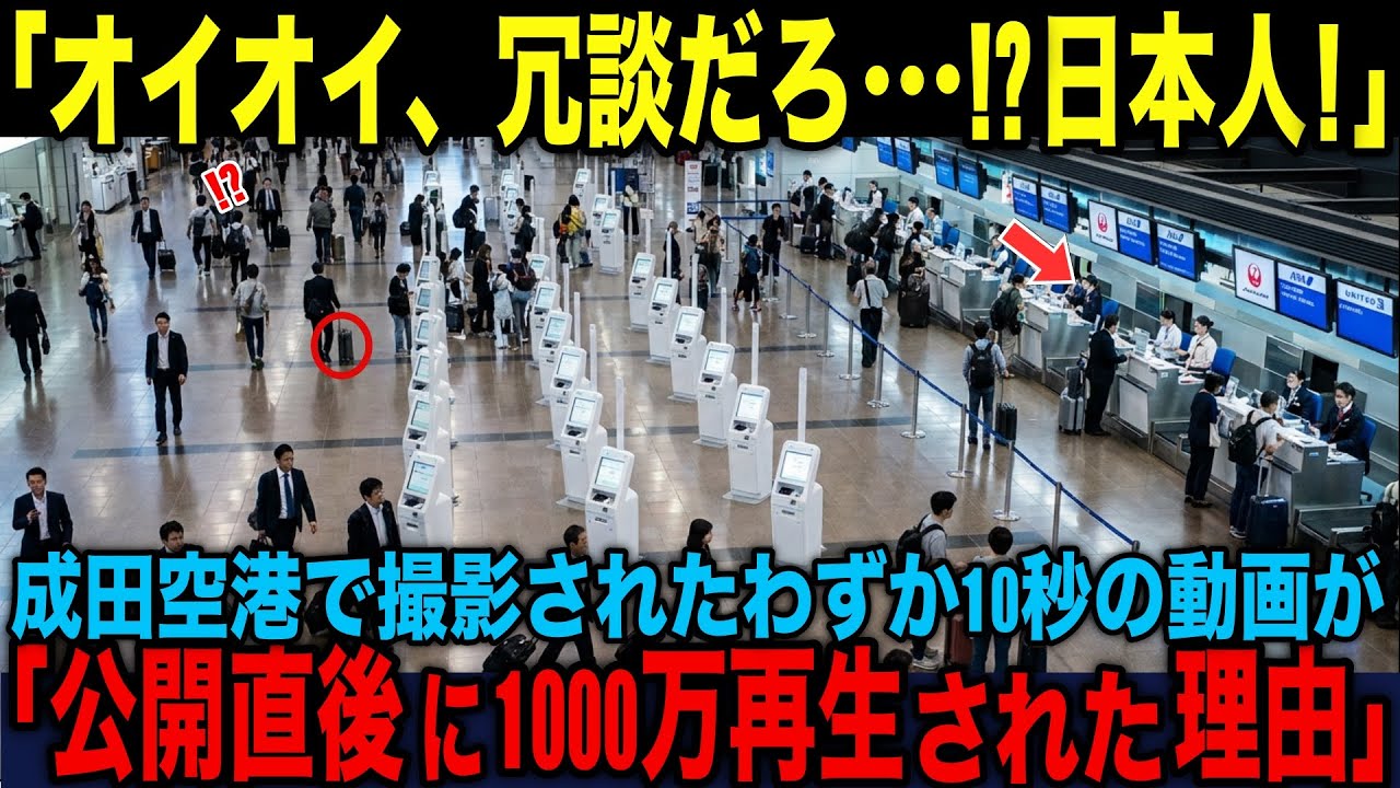 【海外の反応】「日本人は人間か   ?」成田空港で車椅子の父が見た光景に世界が震撼   イタリア人建築家が撮影した10日間の映像が1000万回再生された本当の理由