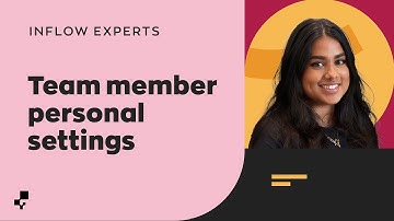 Personalize inFlow: Team Member Settings | Ask the inFlow Experts