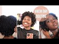 WASH DAY ROUTINE FOR TYPE 4 NATURAL HAIR