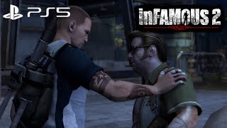 Infamous 2 (Good) - Cole Learns Zeke Is Sick 1080p