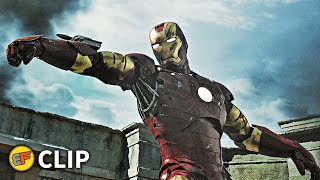 Iron Man vs Terrorists - Gulmira Fight Scene | Iron Man (2008) IMAX Movie Clip HD 4K