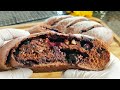 全麦蓝莓黑巧欧包-最好吃的减脂面包|Whole wheat Blueberry Chocolate Bread, The Best weight-loss Bread