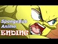 The spongebob squarepants anime  ending animation