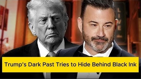 Dossiers controleren: Trumps duistere verleden probeert zich te verbergen achter zwarte inkt | Ji...