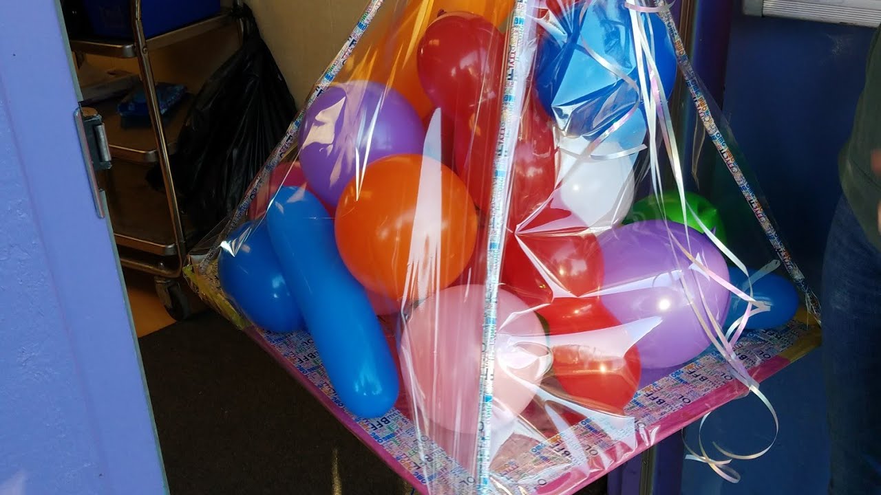 piñata de globos - YouTube